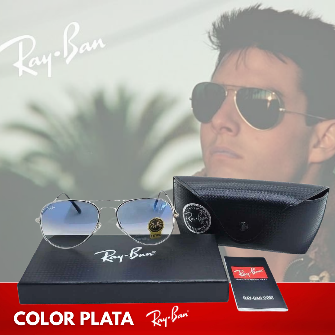 Gafas Rayban® Edición Aviator Con Estuche de Lujo