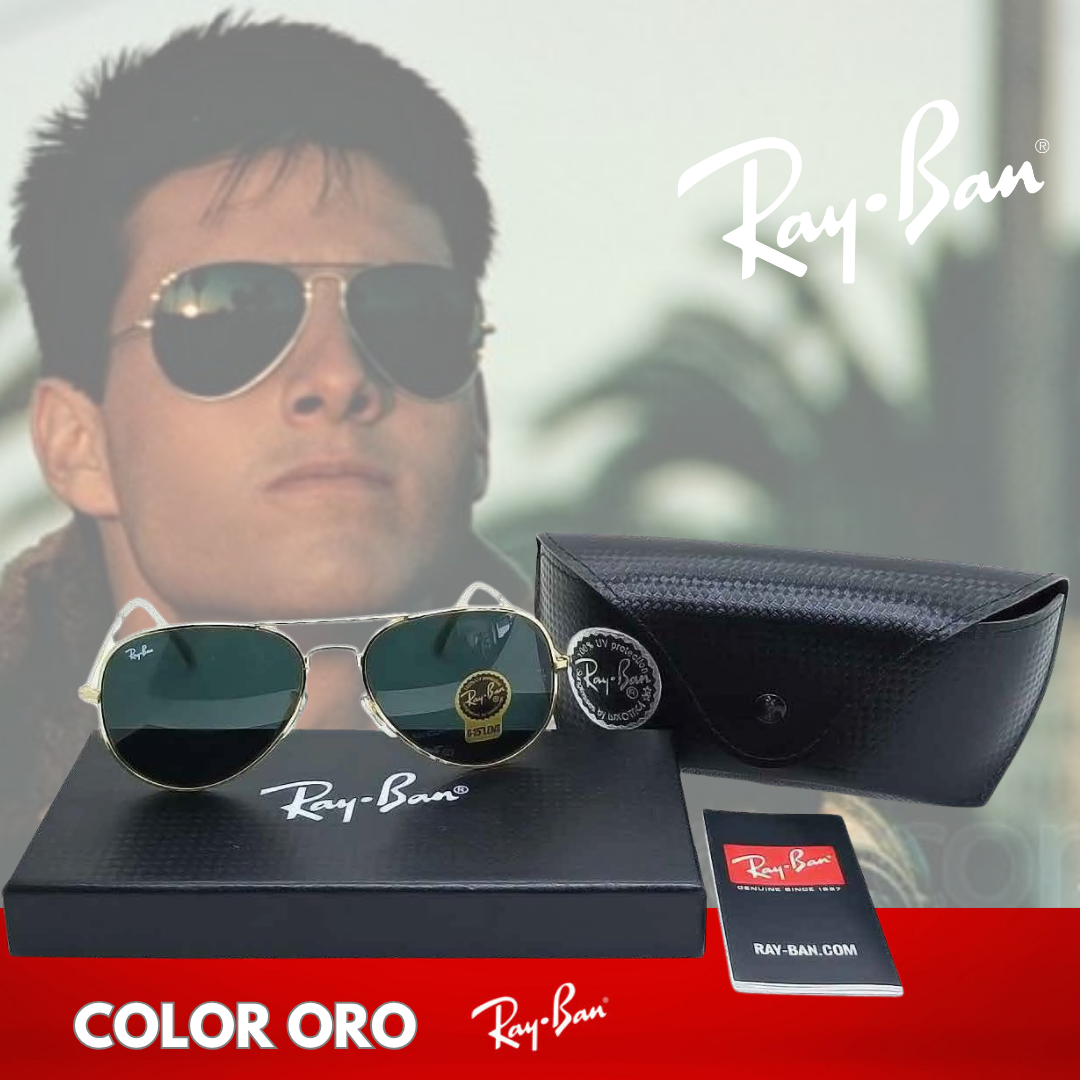 Gafas Rayban® Edición Aviator Con Estuche de Lujo
