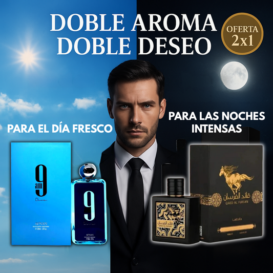 Combo Alta Seducción | 9 AM Afnan | Qaed Al Fursan | 2x1